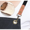 thumbnail image 2 of ACDANC Apron,Stylish Metal Buckles Chef Apron,Premium Leather Practical Use Aprons for Men,Style10, 2 of 4