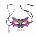 thumbnail image 4 of Fiesta de disfraces Cubierta de ojos Pintura de diamante Animal Manual Diamante de imitación Maquillaje Fiesta Cubierta de medio ojo, AA405, Tipo 5 Inevent HA002474-05, 4 of 6