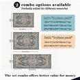 thumbnail image 3 of Kitchen Rugs Sets of 3 Non Slip Washable Kitchen Mats for Floor, Waterproof Kitchen Runner Rug, Floor Mat Carpet for Entryway, Laundry, Sink, Hallway, Bathroom, 3 of 12