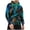 Blue, variant on Men's Loose Fit Printed Hooded Sweatshirt, Long Sleeve Casual Pullover Fleece Hoodie for Street Style, Lounge, Autumn Winter,Black,L