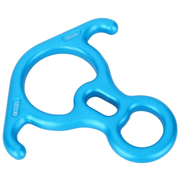 50KN Climbing Gear 8 Descender,High Strength Figure 8 Descender Rigging Plate For Rappelling Belaying Climbing