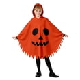 thumbnail image 2 of Boys Halloween Unisex Ghost Face Hooded Cape Halloween Party Outfit for Kids Boys 7-9 Years, 2 of 4