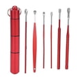 thumbnail image 2 of Ear Wax Removal Tool Set, Anti Bend 6PCS Polished Stainless Steel Ear Pick Set  for Home Beauty Salon, 2 of 8