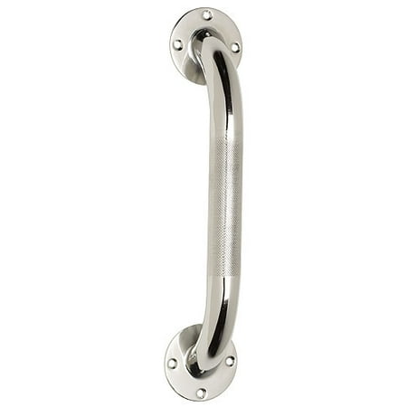 Medline 12 Inch Grab Bar Knurled Chrome Medline 12 Inch Grab Bar Knurled Chrome