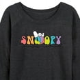 thumbnail image 3 of Peanuts - Snoopy's Beach Ball - Women's Lightweight French Terry Long Sleeve Shirt, 3 of 6