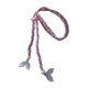 thumbnail image 4 of Buceo de buceo Snorkeling Long Hair Wrapper Banda para el cabello de cabello envoltura de bucle hecho a mano Morado rosa, 4 of 8