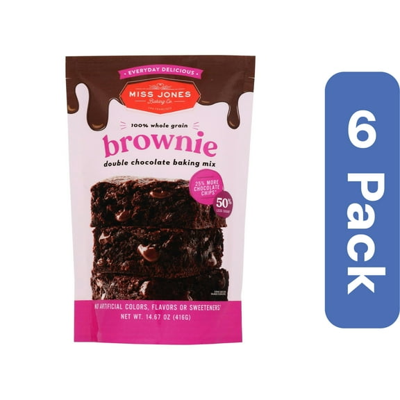 Miss Jones Baking Co Double Chocolate Chip Mix 14.67 oz (Pack Of 6)