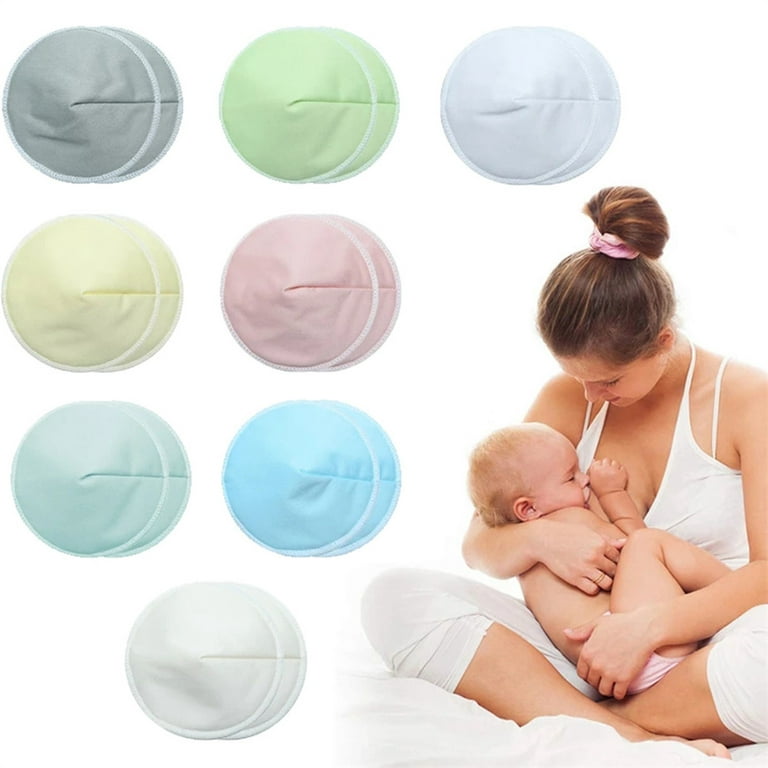 8Pairs Washable Breast Pad Breastfeeding Nipple Pad for Maternity Reusable Nipple Covers for Breast Feeding Nursing Pads, Size: 8 Pairs, Other