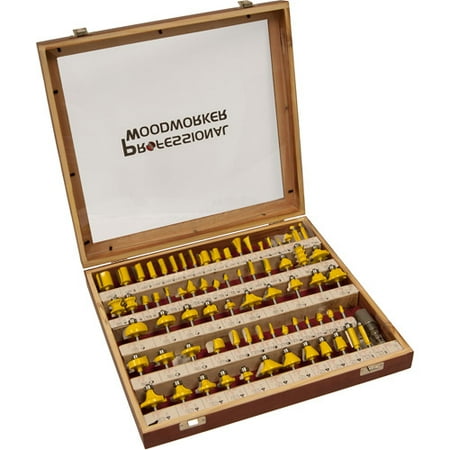 Professional Woodworker 75-Piece Router Bit Set