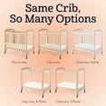 thumbnail image 6 of Foundations Serenity Compact 4-Panel Clearview Crib with 3" Foam Mattress, Locking Casters, Natural Wood, 6 of 8