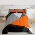 thumbnail image 2 of Castle Fairy Geometric Triangle Full Size Comforter Sets,Vintage Mid Century Bedding Sets, 2 of 8