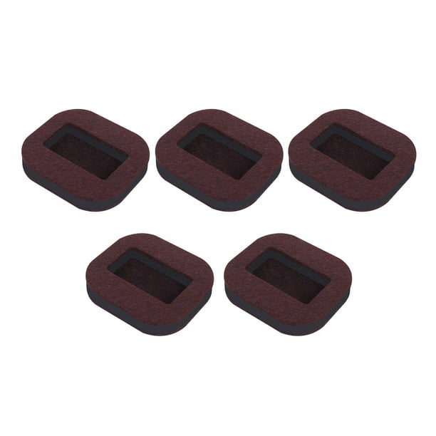 de 5 Copas para muebles Copas con ruedas Posavasos Topes para ruedas para muebles Antideslizantes Fieltro Marrón