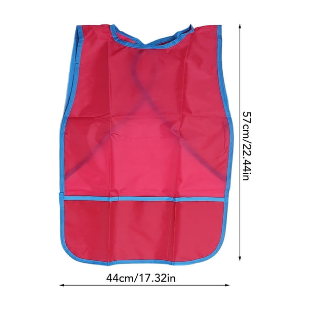 Pack De 2 Delantales De Pintura Impermeables Para Niños – Talla 7-12 Años Con Manga Larga Y Bolsillo Grande
