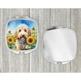 thumbnail image 4 of Goldendoodle in Sunflowers Compact Mirror 2.75 in x 3 in, 4 of 4