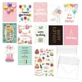 thumbnail image 2 of Birthday Card Set with Envelopes, Handwritten Style Happy Birthday Greeting Cards for DIY Personalization, Bulk Pack of Assorted Designs for Parties and Gifts,B, 2 of 2