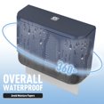 thumbnail image 4 of Dispensador de toallas de papel Bertreno Commercial, soporte de pared, azul, 4 of 7