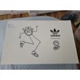 thumbnail image 2 of Adi-das Stan Smith X André Saraiva Men's Casual Sneakers Cream White GZ2202 Sz 13, 2 of 6