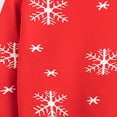thumbnail image 5 of Odeerbi Kids Boys Girls Christmas Sweater Children's Christmas Deer Pullover Sweater Winter Crewneck Base Knit Sweater Knit Jumper Tops Red, 5 of 6