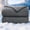 Dark Gray Waffle-Twin(68"x90"), variant on Black Waffle Queen(90"x90") Waffle Weave Comforter