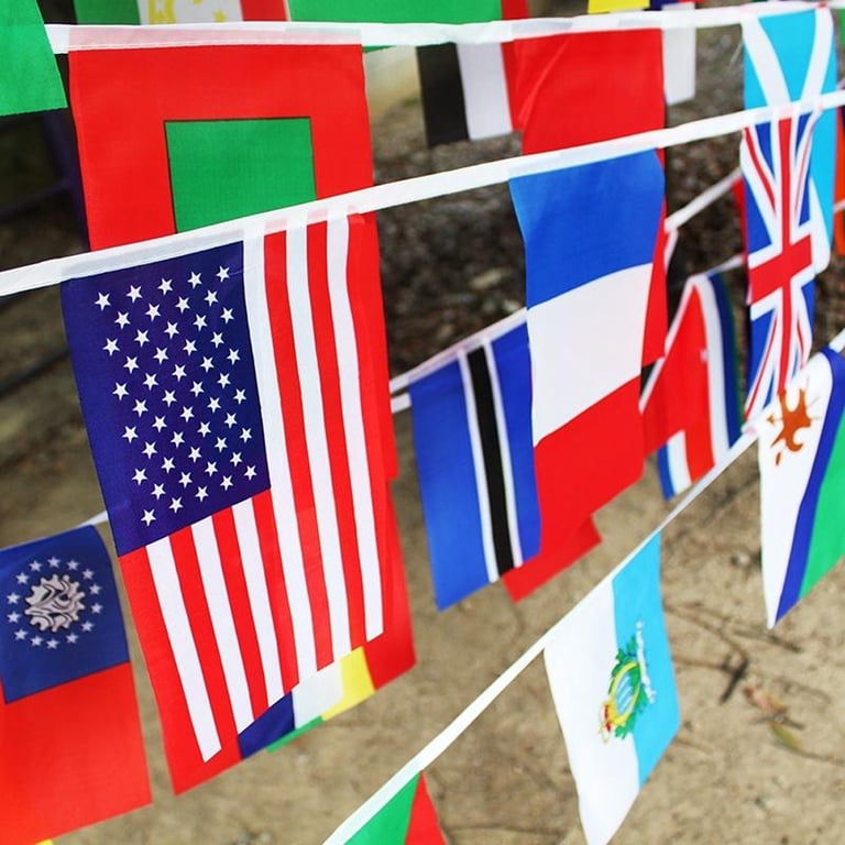 Anley Bandiere America Latina - Corda Con 20 Paesi Per Feste E Eventi - Foto 10