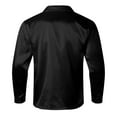 thumbnail image 5 of EOYWHK Mens Silk Shirts New Release Fall 2024 Long Sleeve Button Down Shirts Soft Comfy Turn Down Collar Black White Shirts Loungewear Sleepwear Shirts, 5 of 5