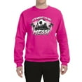 thumbnail image 2 of Wild Bobby It's About To Get Miami Soccer Skyline Sports Unisex Crewneck Sweatshirt, Fuschia, X-Large, 2 of 5