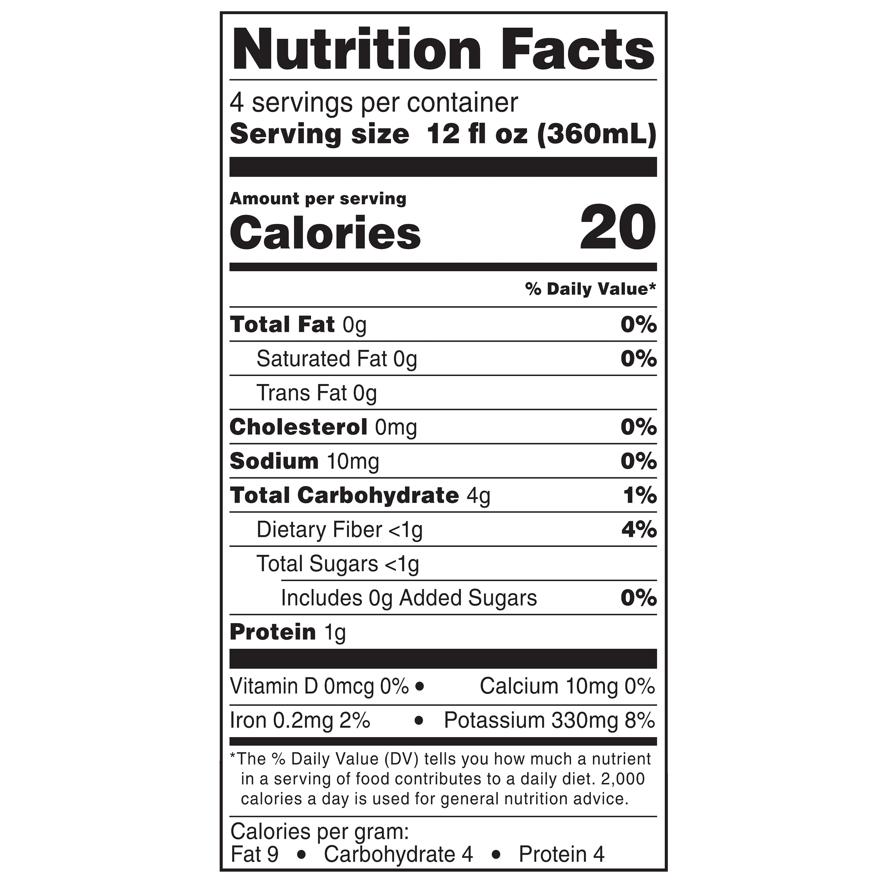 bettergoods Unsweetened Medium Roast Cold Brew Coffee, Brownie Batter, 48 fl oz Bottle
