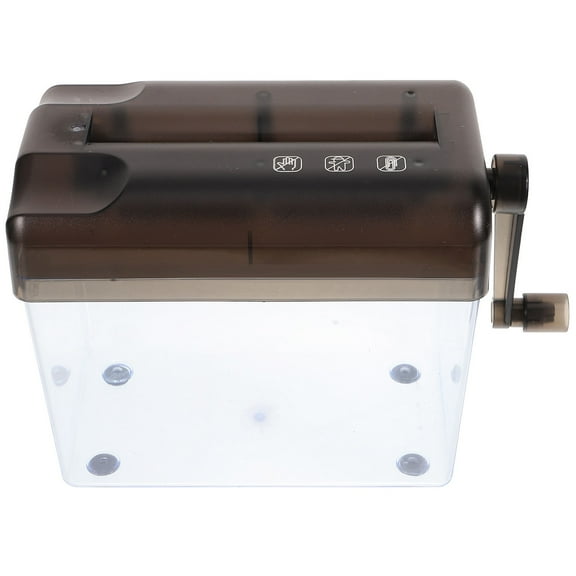 CTIRCHIU Stylish Grey Manual Paper Shredder ABS for Home and Business