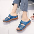 thumbnail image 5 of Xinyolin Casual Women Summer Faux Leather Sandals Slippers Open Toe Arch Support Shoes, 5 of 8