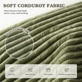 thumbnail image 4 of HSUNNS 71" 3 Setaser Sofa, Comfy Extra Deep Seat 3 Seater Couch for Living Room with Soft Upholstered, Free 3 Pillows, No Assembly Required, Green, 4 of 7