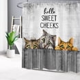 thumbnail image 4 of Cortina de ducha LB Hello Sweet Cheeks Farmhouse 180 x 180 cm, 4 of 9
