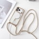 thumbnail image 2 of For iPhone 17 Pro Max Case Compatible with MagSafe Electroplating TPU Phone Cover with Long Lanyard, 2 of 5