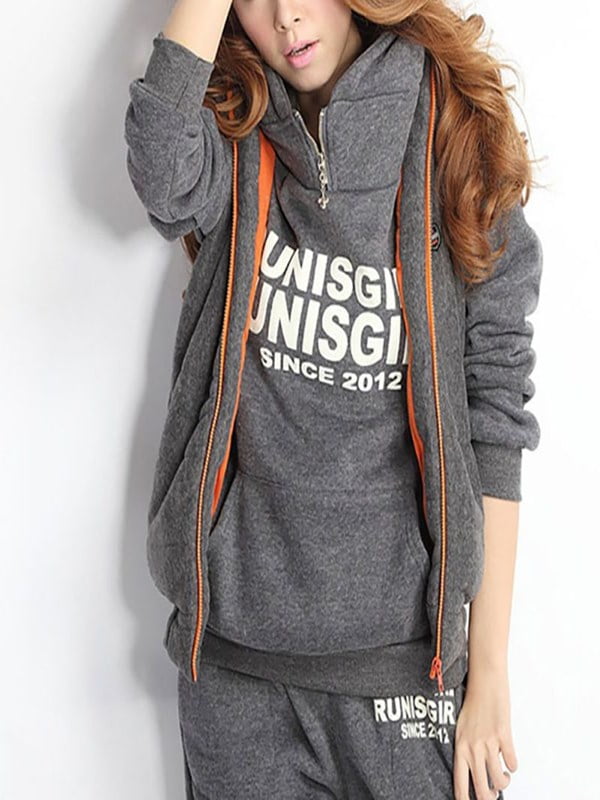 womens fleece tracksuit set