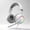 White, variant on Wired USB Gaming Headset with RGB Lighting on Earcups, Adjustable Noise Canceling Microphone, for PC Gaming Music Online Classes, Multiple Colors