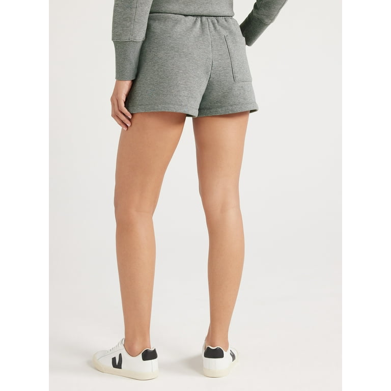 Free Assembly Women's Sweat Shorts with Side Slits, 3