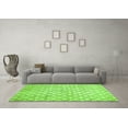 thumbnail image 3 of Ahgly Company Indoor Rectangle Abstract Green Modern Area Rugs, 7' x 9', 3 of 4