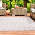thumbnail image 6 of Superior Adalia Lattice Indoor/ Outdoor Area Rug, 6' x 9', Beige, 6 of 9
