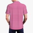 thumbnail image 5 of Rocae Gingham for Men's Short Sleeve Polo Shirt, Quick Drying Performance Moisture Wicking Sports Men's Golf Shirt X-Large, 5 of 9