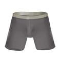 thumbnail image 3 of B91xZ Boxers pour Hommes Respirants et Confortables, Gris 3TG, 3 of 3