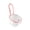 Pink, variant on Kitchen Sink Drained Basket Food Leftovers Filter Storage Hanging Rack Plastic Green 5.71x5.12x3.46 In
