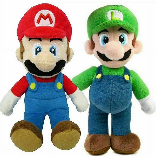 25cm Super Mario Bros Plush Doll Mario Luigi Soft Toy.-14