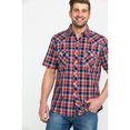 thumbnail image 5 of Wrangler Men's Retro Premium Plaid Print Short Sleeve Western Shirt - MVR448M, 5 of 6