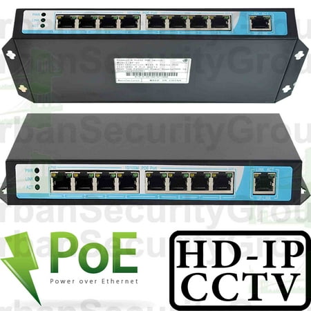 down network switch USG Uplink Ethernet PoE RJ45 1x Port Ports 8x IP CCTV down network switch USG Uplink Ethernet PoE RJ45 1x Port Ports 8x IP CCTV