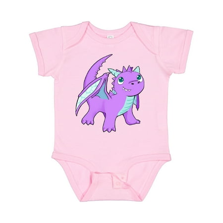 

Inktastic Cute Baby Purple Dragon Gift Baby Boy or Baby Girl Bodysuit