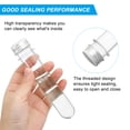 thumbnail image 4 of Unique Bargains 30ml Plastic Test Tubes with Screw Caps, 24Pcs 109x24mm Tubes for Party Decoration Lab Use, Silver Tone, 4 of 7