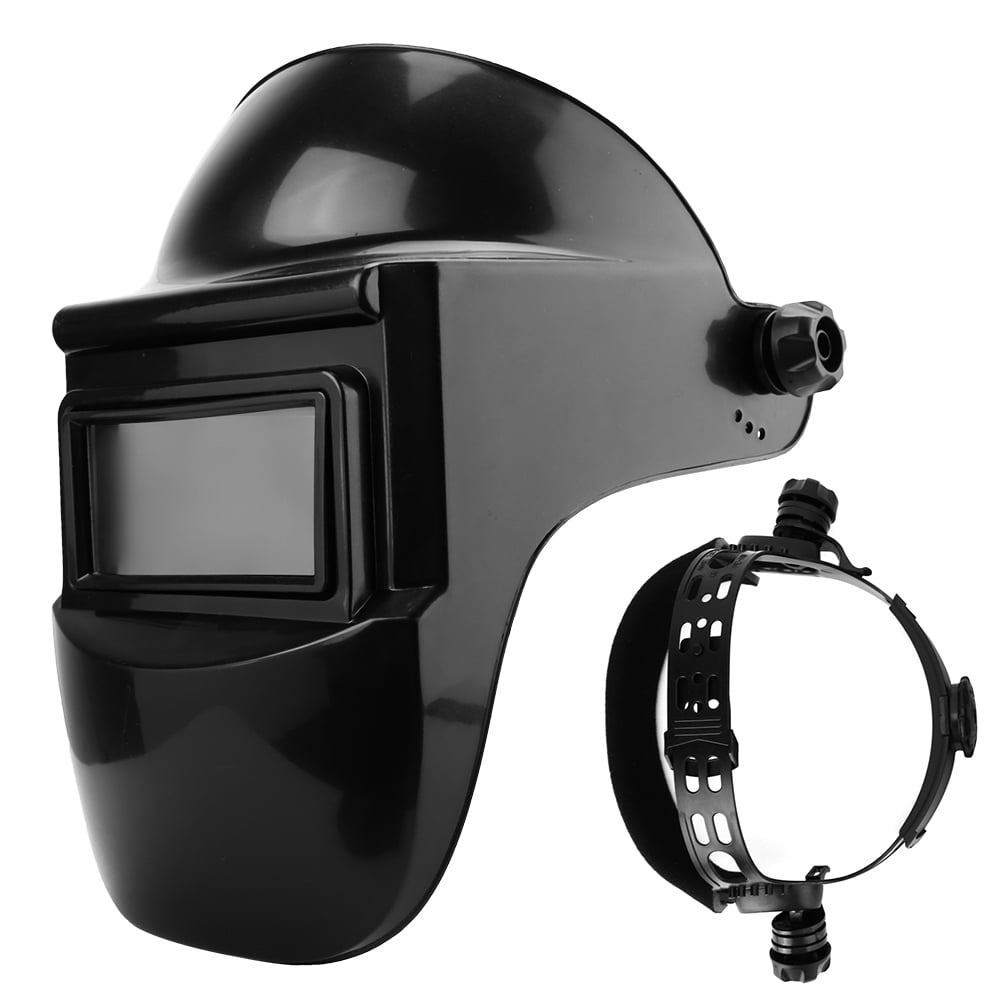 Tebru Welding Mask,Solar Auto Darkening Flat Flip Welding Half Helmet