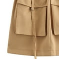 thumbnail image 4 of Mgmyaa Women's Cargo Skirts Summer Mini Skirt Elastic Waist Short Skirt, 4 of 7