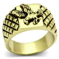 thumbnail image 1 of Alamode TK773-9 Hommes IP Or Bague en Acier Inoxydable Sans Pierre dans Aucune Pierre - Taille 9, 1 of 1