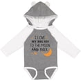 thumbnail image 3 of Inktastic I Love My Big Sis to the Moon and Back Boys or Girls Long Sleeve Baby Bodysuit, 3 of 5