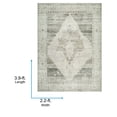 thumbnail image 3 of Livabliss x Becki Owens Luca Vintage Medallion Area Rug,2'2" x 3'9",Olive, 3 of 6